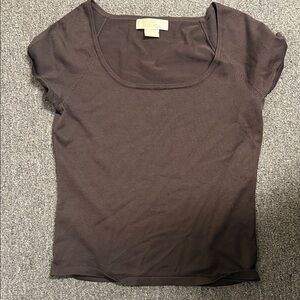 Michael Kors Espresso Short Sleeve Tee